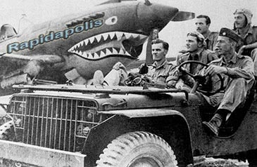 American Flying Tigers in a Ford GP